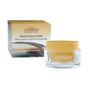 Ansiktskrem med kokosmelk, honning og propolis - for ømfintlig hud (moisturizing cream, milk & honey, propolis & royal jelly, DSM122